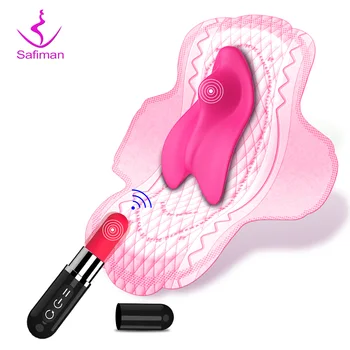 2 v 1 Bezdrôtový Nohavičky Vibrátor pre ženy Stimulátor Klitorisu s Diaľkovým ovládaním Rúž Dildo Vibrátor Sexuálne hračky pre Dospelých