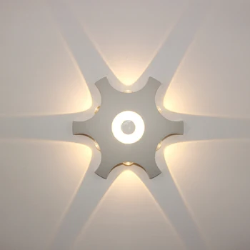 Moderný Minimalistický Krytý 8W LED Nástenné Svietidlo Hotel kaviareň Domov Spálňa, Obývacia Izba, Chodba Chodby, Schodisko, Dekoratívne Nástenné svietidlo