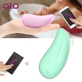 OLO Nositeľné Pánty Vibrátor APLIKÁCIU Bluetooth Bezdrôtové Diaľkové Ovládanie Vibračné Vajíčko Klitorisu Pošvy Stimulátor Sexuálne Hračky pre Ženy