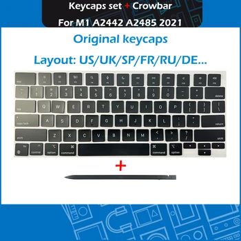 Pôvodné Notebook A2442 A2485 Keycaps Tlačidiel Spp set Azerty Pre Macbook Pro M1 Pro Max Retina 14