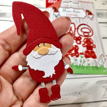 Santa Claus Nastaviť Rezanie Kovov Zomrie Vzorkovníka Scrapbooking Razba 2022 Vianočné Remeselné Pečiatok