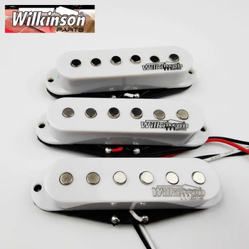 Wilkinson Elektrické Gitary, Snímače Lic Vintage Single-Coil Snímače pre ST gitara Biela 1 sada WOVS